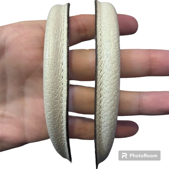 Gucci Authentic Vintage Mini Jackie Tote Bag Purse in Cream Off White Leather - Picture 9 of 15